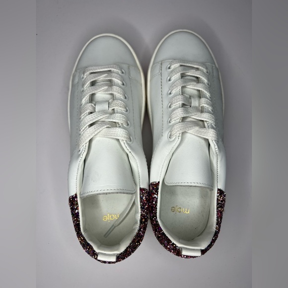 Fanny Dream Tomorrow Leather Trainers In Blanc